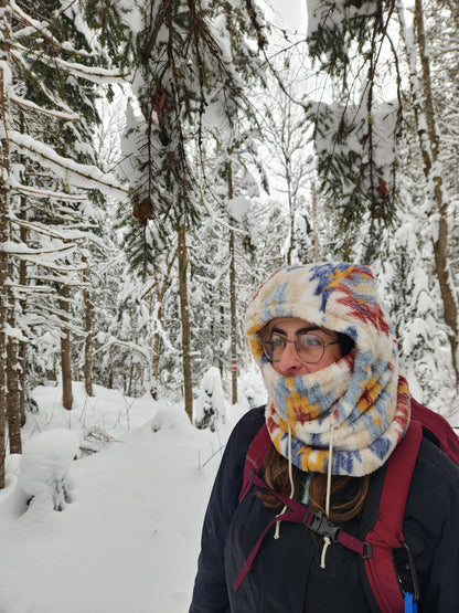 cagoule motifs aztèque