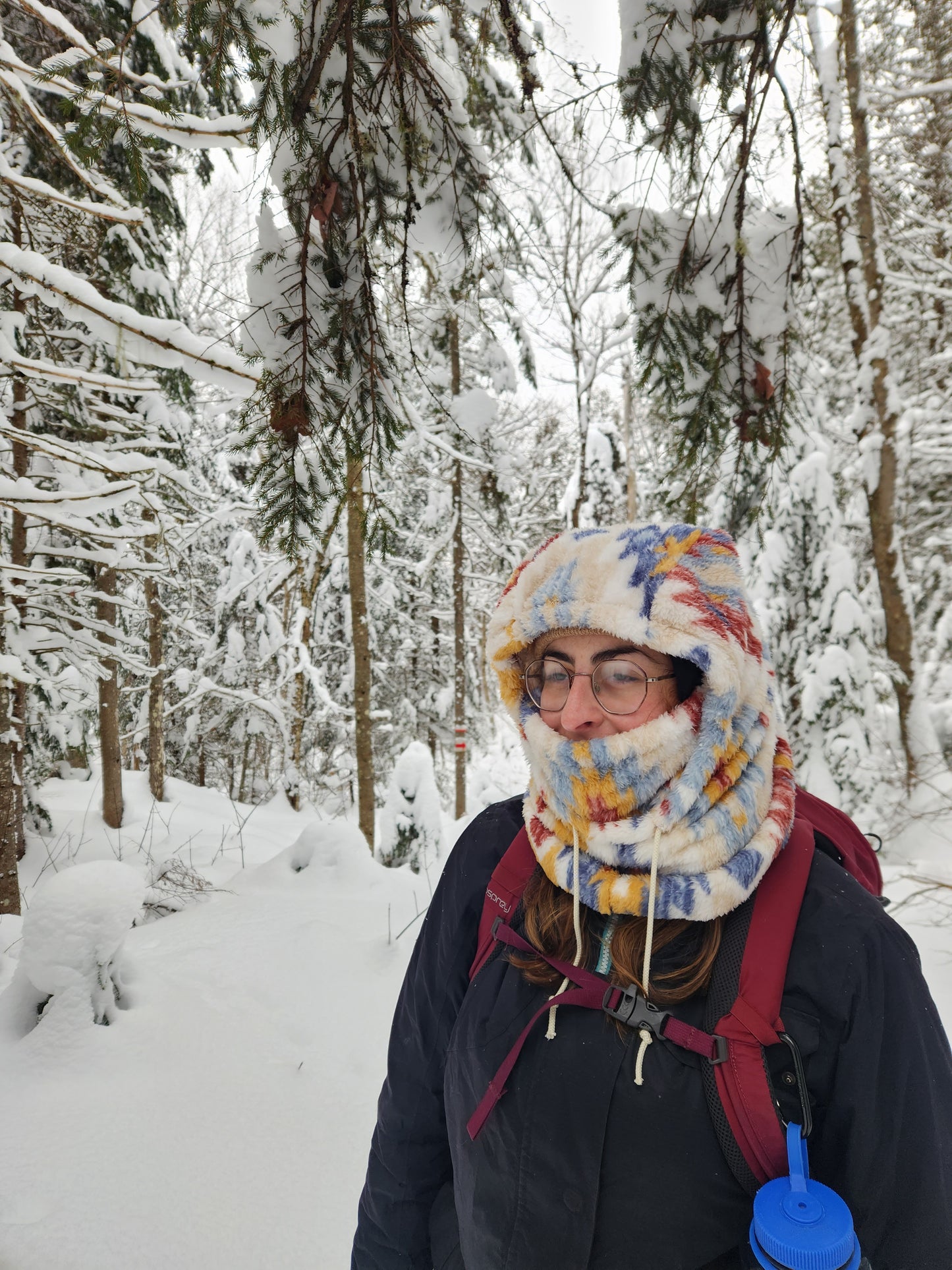 cagoule motifs aztèque