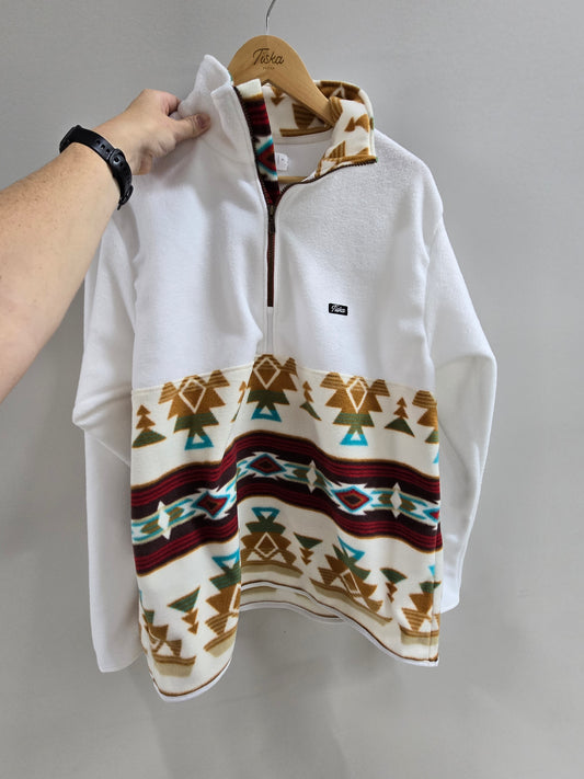 Polar haut crème bas aztèque