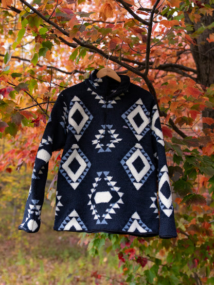 Sherpa aztèque marine et blanc